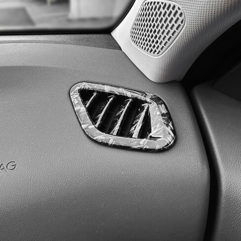 قطعتان من أغطية فتحة التهوية للوحة القيادة من YOUTOOCAR متوافقة مع ملحقات Kia K4 2025 (نمط ألياف الكربون) in Saudi Arabia