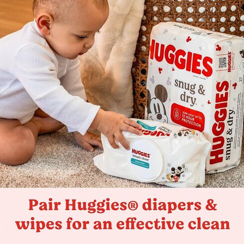 Huggies Snug & Dry Baby Diapers ، Size 6 ، 104 CT ، 10.300 LB in Saudi Arabia