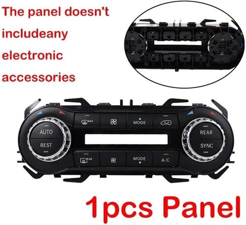 Air Con Switch Compatible with Benz for Vito for Metris W447 W448 V260 V260L 2016-2023 Dash A/C Temperature Climate Control Switch Button Panel Assembly(Panel) in Saudi Arabia