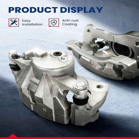 KAX Disc Brake Caliper Assembly Fit for Jeep, Chrysler, Dodge, Ram - Wrangler, Town & Country, Grand Caravan, Wrangler JK, Journey, Nitro, C/V, Routan, Front Side in Saudi Arabia