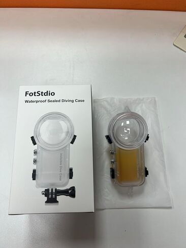 حالة الغوص غير المرئية لـ Insta360 x5 ، Fotstdio Insta 360 X5 Case 60m/196ft الغطس تحت الماء تغطية الواقية مقاطع تصوير مختومة الإكسسوارات الكاميرا in Kuwait
