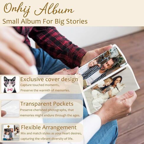 Kids Photo Album 4x6 Hold 36 Photos, Hedgehog Lover Gifts, Cute Hedgehog Girls Boys Toddler Small Photo Album Picture Memory Book Keepsake for Baby Shower Newborns Family in Saudi Arabia