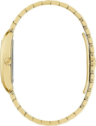 Bulova Ladies Quartz Dress Classic Watch, Silver-Tone Stainless Steel Bracelet, Silver-White Dial Style: 96P232 in Kuwait