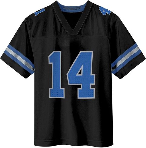 Amon-ra St. Brown Detroit Lions Black #14 NFL Kids Youth 4-20 Name and Number Alternate Away Player Football Jersey in Saudi Arabia