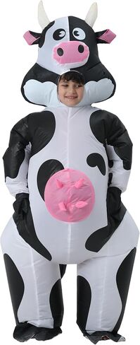 Inflatable Costume Adult, Funny Cow Costume, Air Blow up Cow Suit for Men and Women, Great for Halloween Party in Kuwait