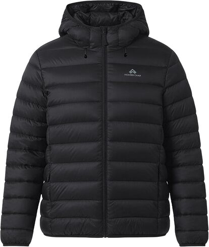Pioneer Camp Men's Down Puffer Jacket with Hood Lightweight Packable Warm Insulated Thermal Puffy Winter Coat Ski Travel in Saudi Arabia