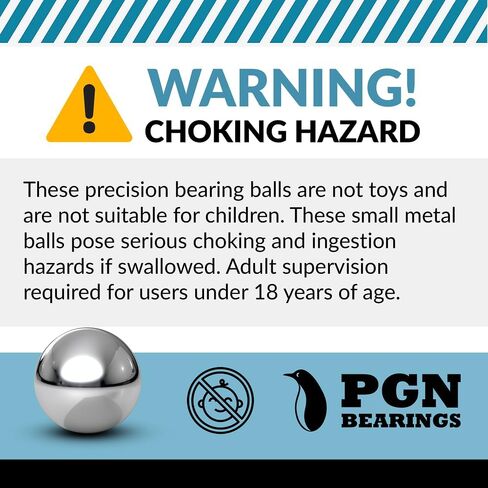 (10 قطع) PGN - كرات محمل فولاذية كروم دقيقة مقاس 3/4 بوصة (0.75 بوصة) G25 in Kuwait