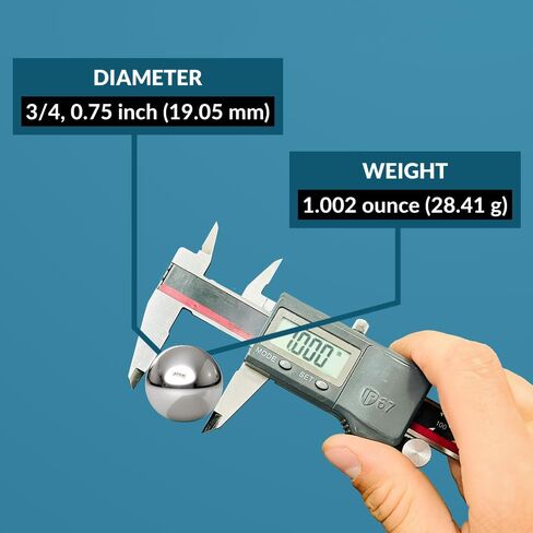 (10 قطع) PGN - كرات محمل فولاذية كروم دقيقة مقاس 3/4 بوصة (0.75 بوصة) G25 in Kuwait