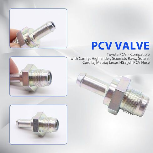 7L3Z6A666A PCV Valve Fitting Compatible with Ford Crown Victoria, E-150, E-250, E-350, E-450, F-150, F-250 Super Duty, F-350 F-450 F-550 Super Duty, F53, Lincoln Town Car, Mercury Grand Marquis in Saudi Arabia