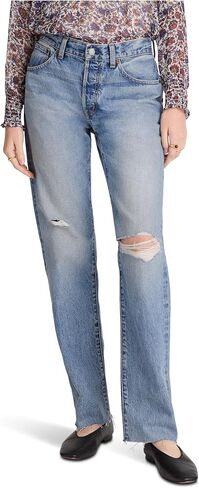 بنطلون جينز Madewell Dean سهل الارتداء للنساء من Nickelsville Wash in Saudi Arabia