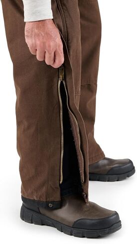 Berne Men's Heartland Insulated Washed Traditional Duck Bib Overall in Saudi Arabia