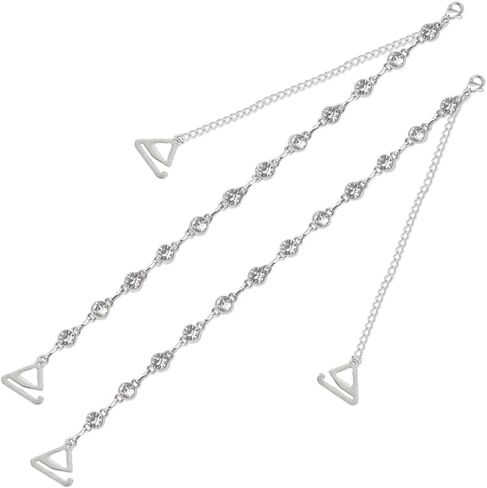 أشرطة حمالة كتف كريستال حجر الراين واللؤلؤ، زوج واحد من أحزمة الملابس الداخلية القابلة للتعديل، أشرطة حمالة صدر مضادة للانزلاق، سلسلة كتف حمالة صدر فستان الزفاف، مجوهرات الجسم النسائية in Kuwait