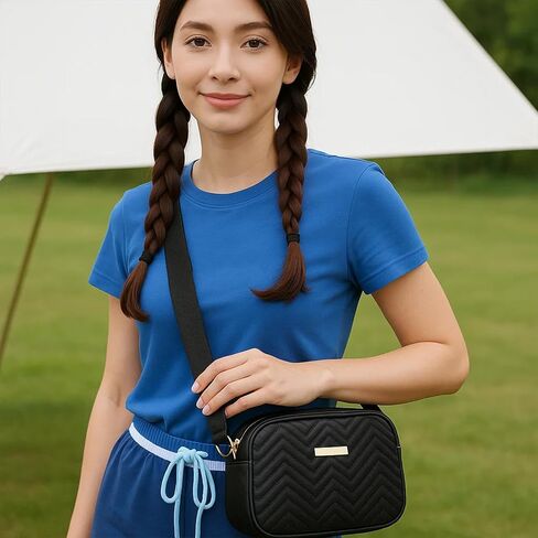 Crossbody Bag Handbag Purse,Chic Wristlet Clutch Handbag Purse for Women Casual Daily Shopping Use in Saudi Arabia