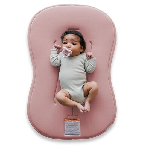 منحنى كرسي الأطفال Snuggle Me® (0-6 أشهر) - قطن عضوي فاخر مع قلب إسفنجي، غطاء قابل للغسل في الغسالة، كرسي أطفال ناعم للغاية وجيد التهوية مع حقيبة سفر (30 بوصة × 20 بوصة × 1.9 بوصة) - خشب البتولا in Kuwait