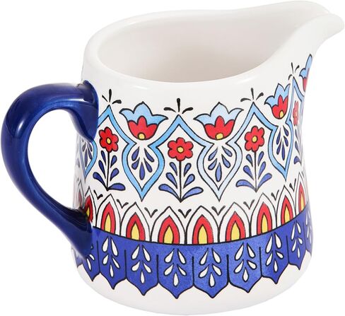 Bico Blue Talavera Ceramic Sugar and Cream Set, Dishwasher Safe in Saudi Arabia