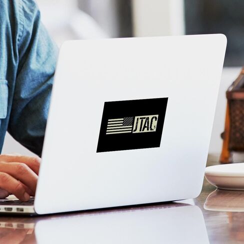 CafePress U.S. Air Force: JTAC (Black Fl Rectangle Bumper Sticker Car Decal in Saudi Arabia