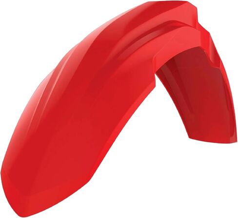 Polisport Motocross (MX) Restyle Front Fender for Honda CR125R/250R (2002-07) الدراجة الترابية - جودة OEM، متينة ومرنة ومثالية - أحمر in Saudi Arabia