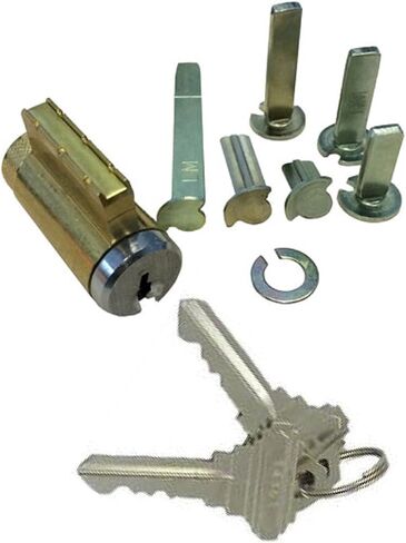 Pacific Doorware Lfic Lock IC Core Cylinder & Keys مع مفتاح التحكم ، يناسب Schlage وغيرها in Kuwait