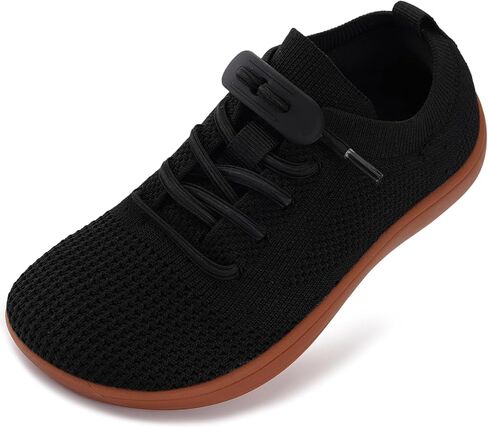 WHITIN Toddler/Little Kid Wide Barefoot Shoes | Slip on Zero Drop Minimalist Sneakers for Boys Girls | Adjustable No-Tie Lacing Design in Saudi Arabia