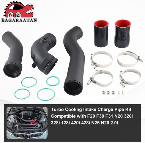 Intercooler Charge Pipe Kit Compatible with 2014-2018 B58 3.0L M240i 340i 440i F20/F30/F32/F36 Turbo Cooling Intake Charge Pipe Kit in Kuwait