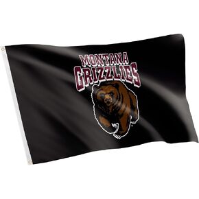 Desert Cactus University of Montana UM Flag - 3 × 5 أقدام لافتة Grizzlies ، نسيج متين داخلي/خارجي ، تصميم البوليستر بنسبة 100 ٪ (النمط 1) in Kuwait
