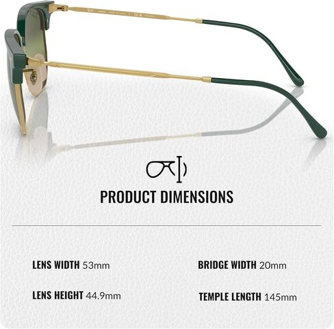 Ray-Ban RB4416 نظارة شمسية CLUBMASTER جديدة مربعة الشكل للرجال والنساء مع مجموعة نظارات RAYBAN الرسمية in Saudi Arabia