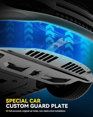 PHILTOP Engine Splash Shield Compatible with 2015-2017 Sonata 2.0L/2.4L Naturally Aspirated/Turbocharged, Engine Case Guards Replace# HY1228185 in Saudi Arabia