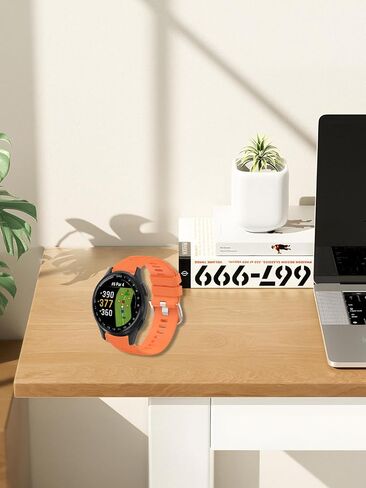 2 pack for Garmin Approach S44/Approach S50 Golf GPS Smartwatch Band, 20mm Quick Release Silicone Sport Strap Replacement Watchband for Garmin Approach S50 & S44 Wristbands Accessories-Black in Saudi Arabia