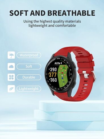 2 حزمة لـ Garmin النهج S44/Feed S50 GPS GPS Smartwatch Band ، و Watch Bracting Silicone Sport Results 20mm لـ Garmin Elect in Saudi Arabia