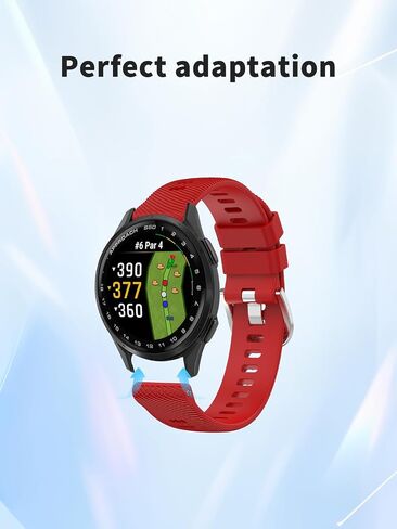 2 حزمة لـ Garmin النهج S44/Feed S50 GPS GPS Smartwatch Band ، و Watch Bracting Silicone Sport Results 20mm لـ Garmin Elect in Saudi Arabia