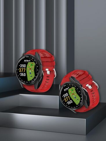 2 حزمة لـ Garmin النهج S44/Feed S50 GPS GPS Smartwatch Band ، و Watch Bracting Silicone Sport Results 20mm لـ Garmin Elect in Saudi Arabia