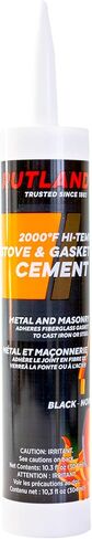 Rutland Products, Black Rutland Stove Gasket Cement, 2.3-Ounce Tube, Size, 2 Fl Oz in Saudi Arabia