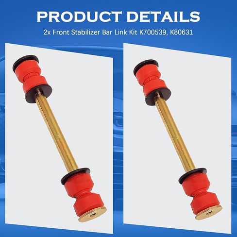 K700538 K700432 مثبت أمامي وصلات شريط Sway لـ 2007-2016 كاديلاك تشيفي جي إم سي إسكاليد أفالانش سيلفرادو 1500 سوبربان 1500 تاهو سييرا 1500 يوكون in Kuwait