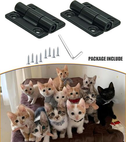 Cat Door, Adjustable Cat Door Hinge Kit (Left & Right Hand) - Fits Hollow Doors and Solid Interior Doors Easy，Installation Kitty Door in Saudi Arabia