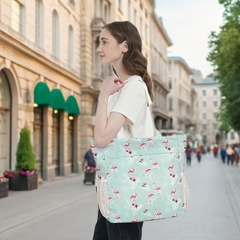 Travel Tote Bag Water-resistant Beach Tote Bag Large Shoulder Bag for Yoga Travel with Multi Pockets for Women in Saudi Arabia