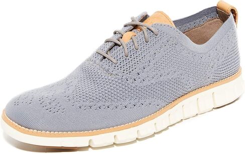 Cole Haan Men's Zerogrand Stitchlite Wingtip Shoe, Ironstone/Ivory, 12 Medium US in Kuwait