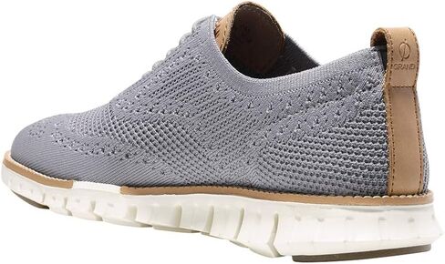 Cole Haan Men's Zerogrand Stitchlite Wingtip Shoe, Ironstone/Ivory, 12 Medium US in Kuwait