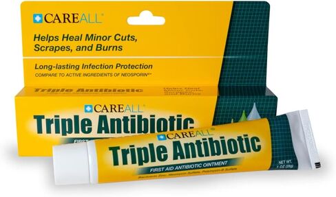 CareAll® 1oz Triple Antibiotic Ointment, First Aid Ointment for Minor Scratches and Wounds and Prevents Infection, Compare to The Active Ingredients of Leading Brand in Kuwait