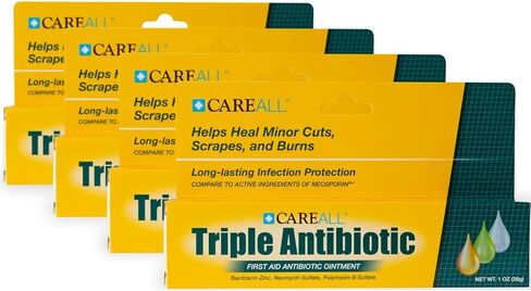 CareAll® 1oz Triple Antibiotic Ointment, First Aid Ointment for Minor Scratches and Wounds and Prevents Infection, Compare to The Active Ingredients of Leading Brand in Kuwait