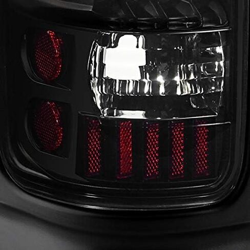 AKKON-For 1994-2001 Ram 1500 1994-2002 Ram 2500 3500 رافعة شاحنة خفيفة لنقل السلع أسود مدخن LED أضواء خلفية مصابيح الفرامل LH + RH زوج in Saudi Arabia