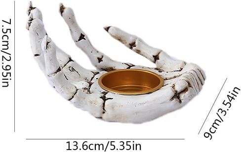Meditation - Pose Skull Candle Holder - Spooky and Unique Home Decor in Saudi Arabia