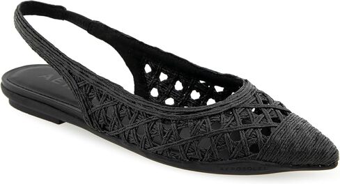 Aerosoles Women's Diego Ballet Flat ، Raffia الطبيعية المطرزة ، 8 in Kuwait