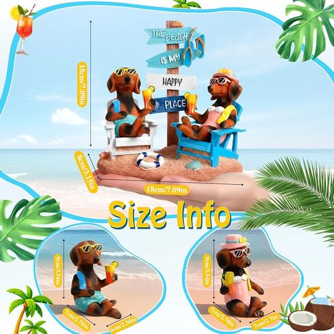 Beach Chair Resin Figurine 7x7 Inch Nautical Summer Decor with Adirondack Chairs and Sign Blue Beach House Tabletop Decoration for End Table Mantle or Housewarming Gift(Coastal) in Saudi Arabia