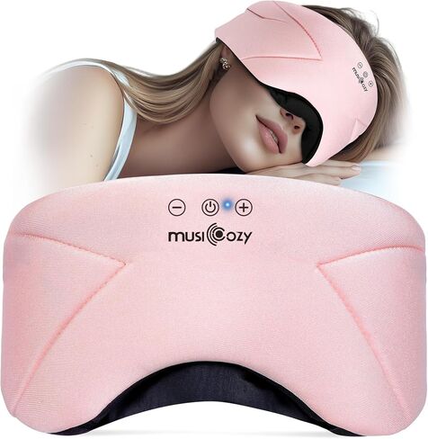 MUSICOZY Bluetooth Sleep Mask Headphones with HD Speakers for Side Sleepers in Kuwait