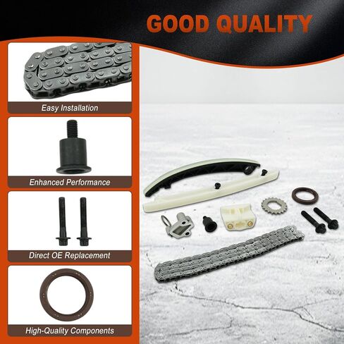 Timing Chain Kit with VVT Gear for 2011-2013 Hyundai Elantra 1.8L, 2011-2014 Elantra Limited/GLS/GT 1.8L Engine 24321-2E000 243502E001 243702E000 in Saudi Arabia