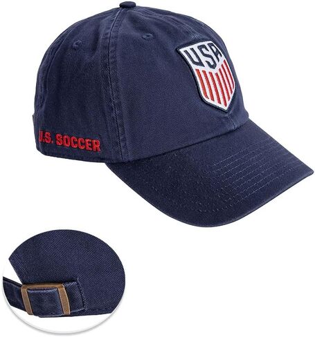 Desert Cactus US Soccer Baseball Hat USWNT United States Women's National Team Brimmed Embroidered Hats Cap Adjustable Cloth Strap Adult (Style D1) White in Kuwait