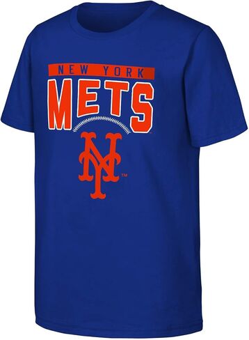 MLB Kids Youth 8-20 Color Team Color Stake Out Arch Logo T-Shirt in Kuwait