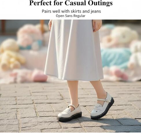 Kawaii Lolita Casual Mary Jane Shoes - Cute Adorable Cat Kitten Paw Flats | Japanese Sweet Soft Style for Everyday Wear in Saudi Arabia