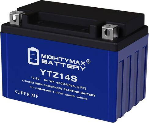 Mighty Max Battery YTZ10S LIFEPO4-12 Volt 8.6 AH, 270 CCA, Lithium Iron Phosphate (LiFePO4) Battery in Saudi Arabia
