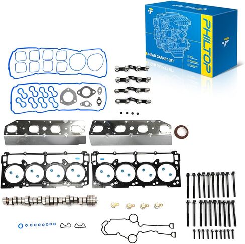 PHILTOP 5.7 Hemi Non MDS Lifter Cam Camshaft Head Gasket Set Compatible with Ram 1500 5.7L 2011-2019, Dodge Ram 1500 5.7L 2009-2010, Aspen 2009, Dodge Durango 2009, 53022263AF 53021720AD in Saudi Arabia